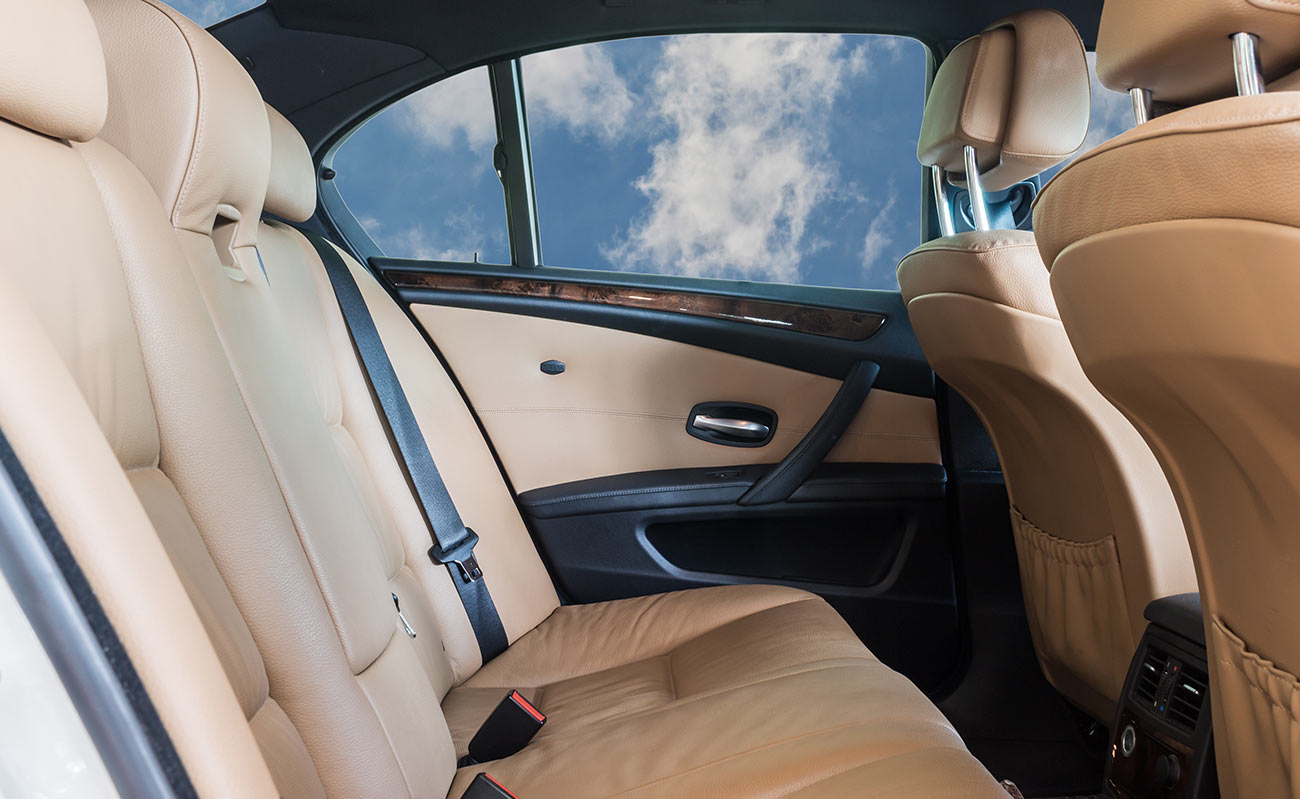 Minivan interior