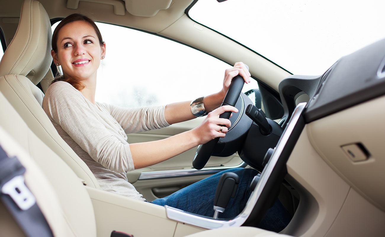 Luxury SUV interior